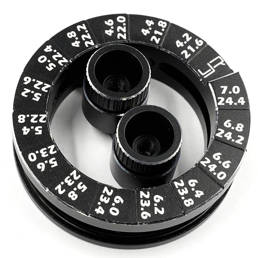 Yeah Racing Aluminum Round Droop Gage for 1/10 RC CAR (YT-0225BK) Yeah Racing