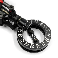 Yeah Racing Aluminum Round Droop Gage for 1/10 RC CAR (YT-0225BK) Yeah Racing