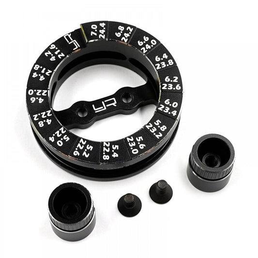 Yeah Racing Aluminum Round Droop Gage for 1/10 RC CAR (YT-0225BK) Yeah Racing