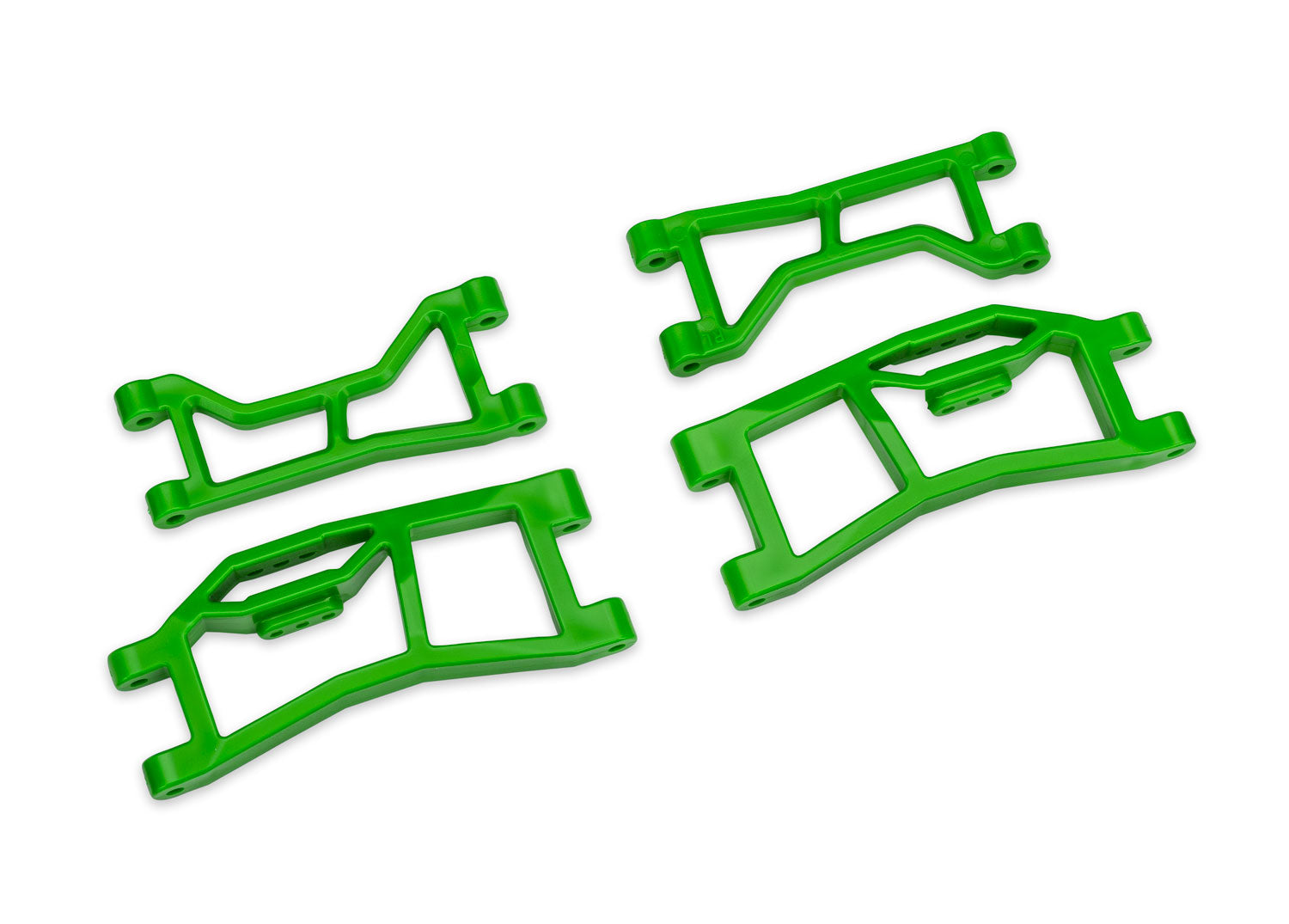 Traxxas: Green WideMaxx Rear Upper & Lower HD Suspension Arms TRAXXAS