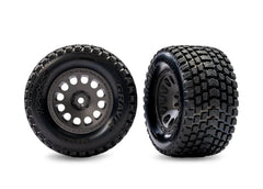 Traxxas Gray Front Mini XRT Wheels w/ Gravix Tires (2) (2)(10772-GRAY) TRAXXAS