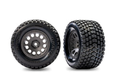 Traxxas Gray Rear Mini XRT Wheels w/ Gravix Tires (2) (10775-GRAY) TRAXXAS
