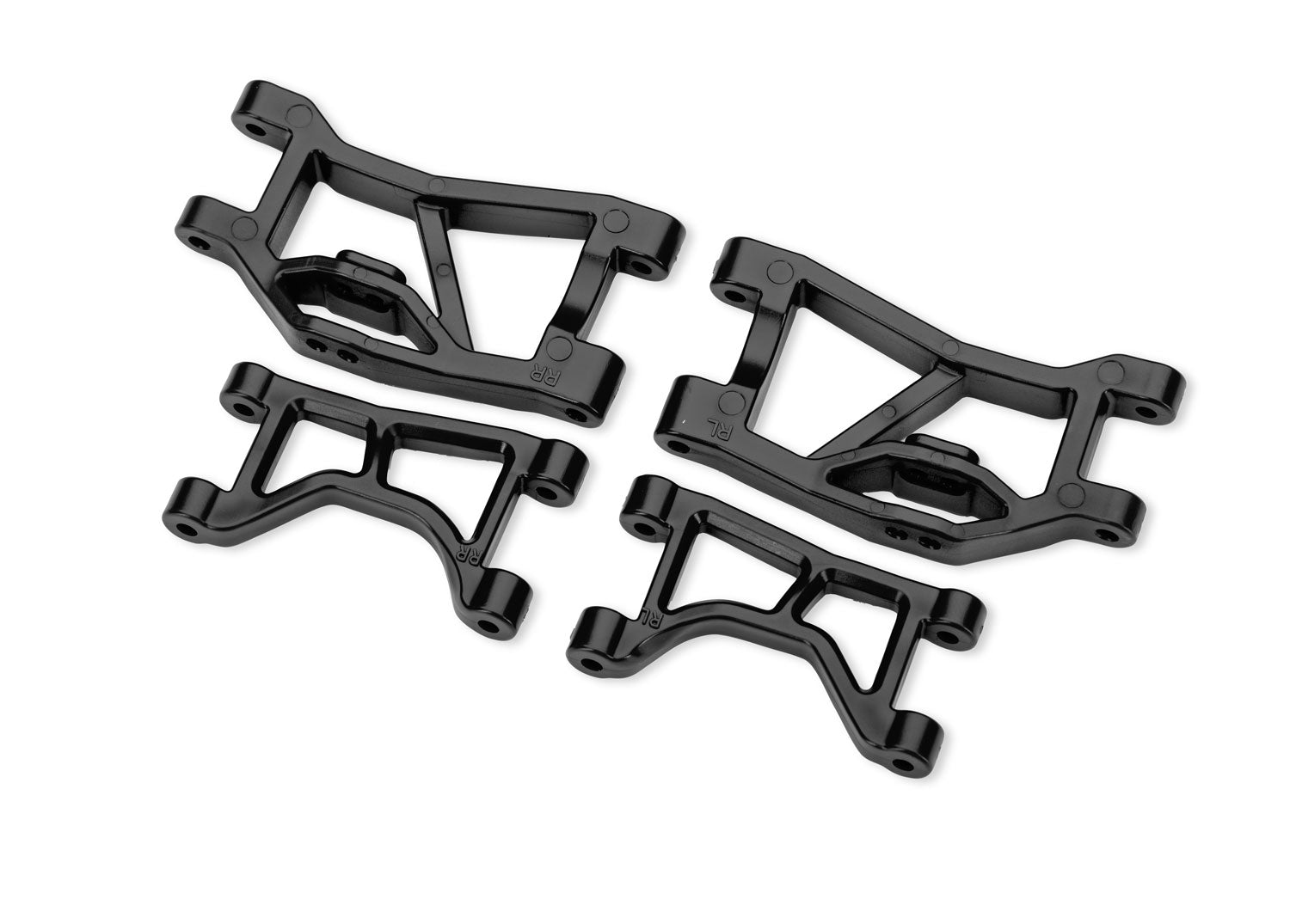 Traxxs Black Rear Upper & Lower Suspension Arms (L&R) TRAXXAS