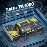 Tattu TA1000 G-Tech Dual-channel Charger 25A*2 1000W for 1S-7S Drone Battery GensTattu