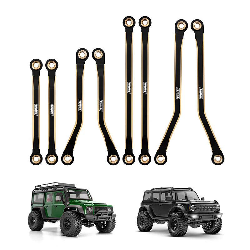INJORA Brass High Clearance Links Set for 1/18 TRX4M Defender Bronco INJORA