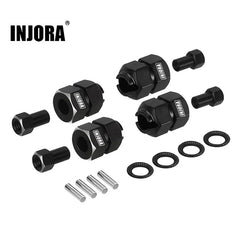 INJORA 9mm(+5mm) Extended Wheel Hexes for 1/18 TRX4M INJORA