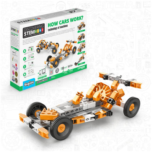 Engino DISCOVERING STEM - HOW CARS WORK Technology of Machines Engino