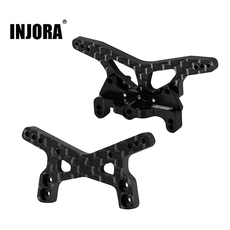 INJORA: Carbon Fiber Shock Towers for 1/24 Buggy Losi Micro-B (LOS-04FR) INJORA