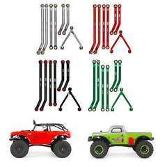 INJORA: 7pcs High Clearance Chassis Links for Axial SCX24 Deadbolt Betty (Multiple Colors Available) INJORA