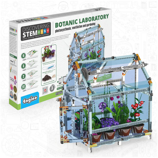 Engino DISCOVERING STEM - BOTANIC LABORATORY: photosynthesis, ventilation and gardening Engino