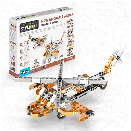Engino DISCOVERING STEM - HOW AIRCRAFTS WORK Technology of Machines Engino