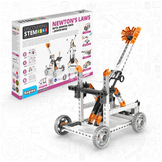 Engino Discovering STEM Newton’s Laws of Inertia, Kinetic & Potential Energy Set Engino