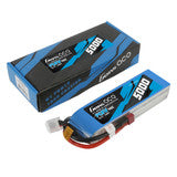 Gens Ace 5000mAh 4S 45C 14.8V Lipo Battery Pack with Dean Plug GensTattu