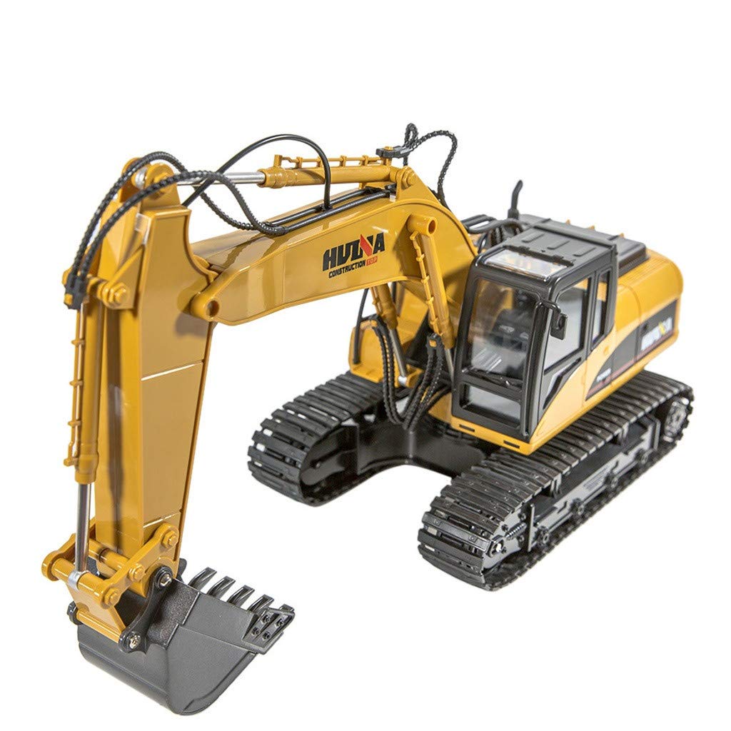 IMEX HUINA 1594 RC Excavators Professional Digger Construction Vehicle (Yellow) (HUN11594) IMEX