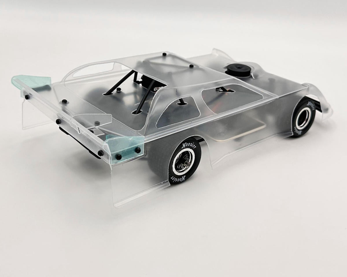 1RC Racing Late Model 2.0 1/18 Brushless RTR 2WD Oval Racer (Clear) w/2.4GHz Radio, Battery & Charger Amain Hobbies