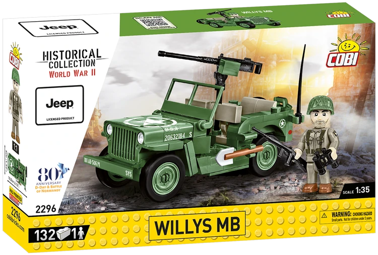 COBI JEEP Willys MB Vehicle : Set #2296 COBI