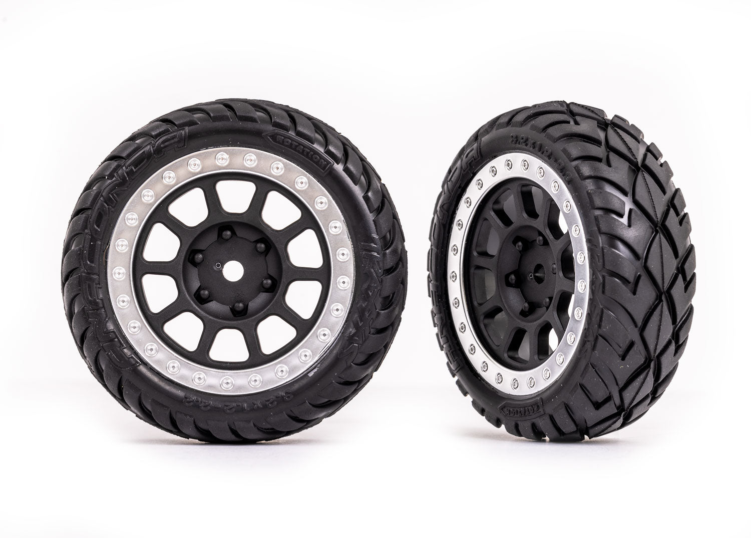 Traxxas Multi-Spoke 2.2" Wheels with Anaconda Tires (2) TRAXXAS