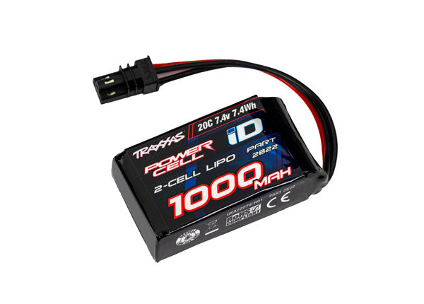 Traxxas 1000mAh 7.4V 2-Cell 20C LiPo Battery (2822) TRAXXAS