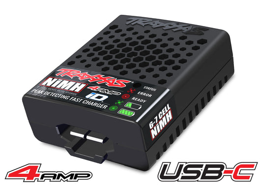 Traxxas 4-Amp USB-C Charging Innovation with Traxxas iD® Technology (2982)