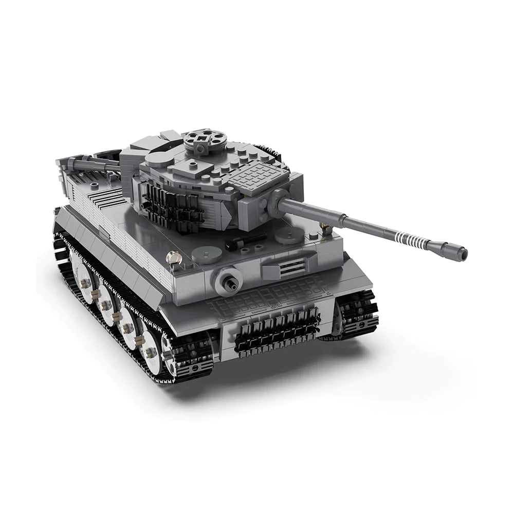 IMEX CaDA Masters WWII German Tiger Tank Remote Controlled Brick Building Set 925 Pieces (CAD61071) IMEX