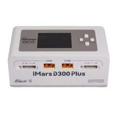 Gens ace iMars D300 Plus Smart Charger | Bluetooth App Control | G-Tech | Dual-Channel | White GensTattu