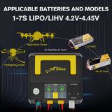 Tattu TA1000 G-Tech Dual-channel Charger 25A*2 1000W for 1S-7S Drone Battery GensTattu