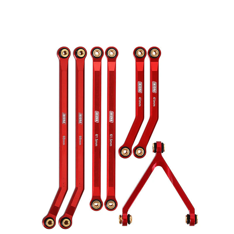 INJORA: 7pcs High Clearance Chassis Links for Axial SCX24 Deadbolt Betty (Multiple Colors Available) INJORA