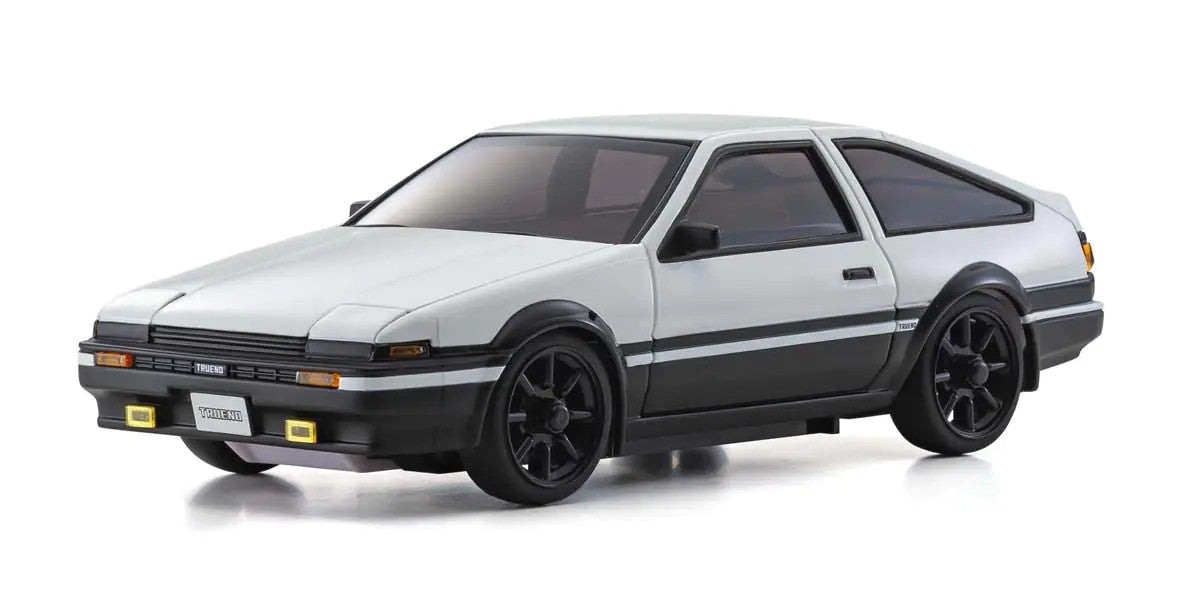 Kyosho: MINI-Z AWD Toyota SPRINTER TRUENO AE86 White (32635WBK) Kyosho America