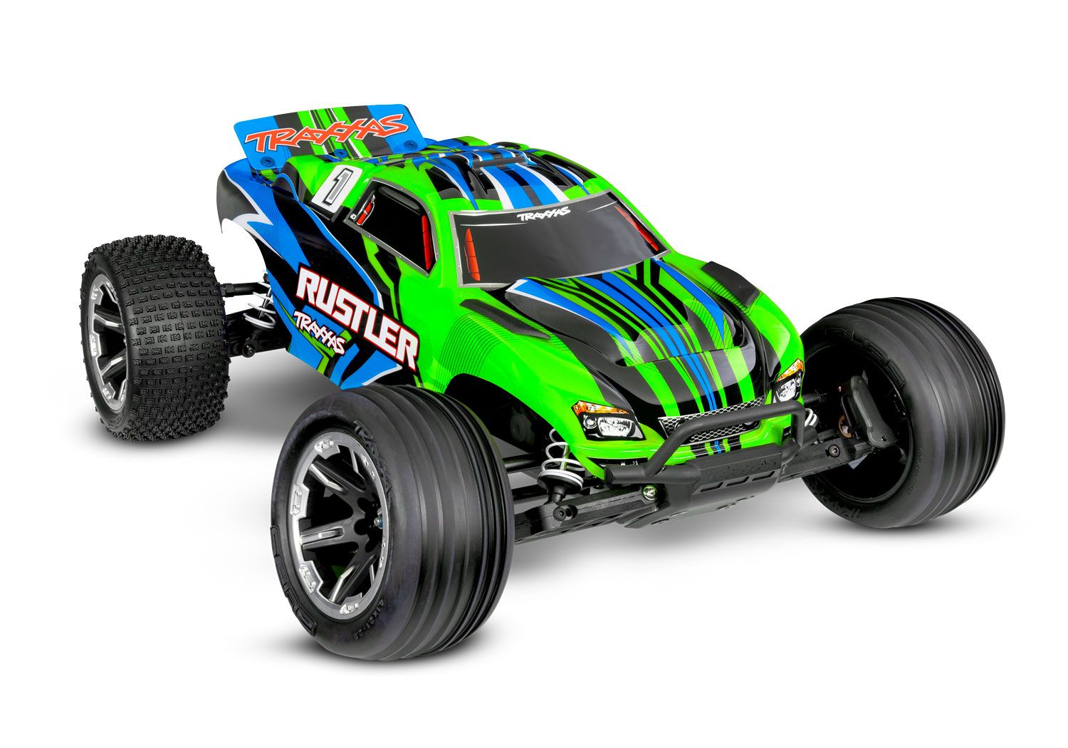 Traxxas Rustler 2WD HD w/USB-C (37254-8) TRAXXAS