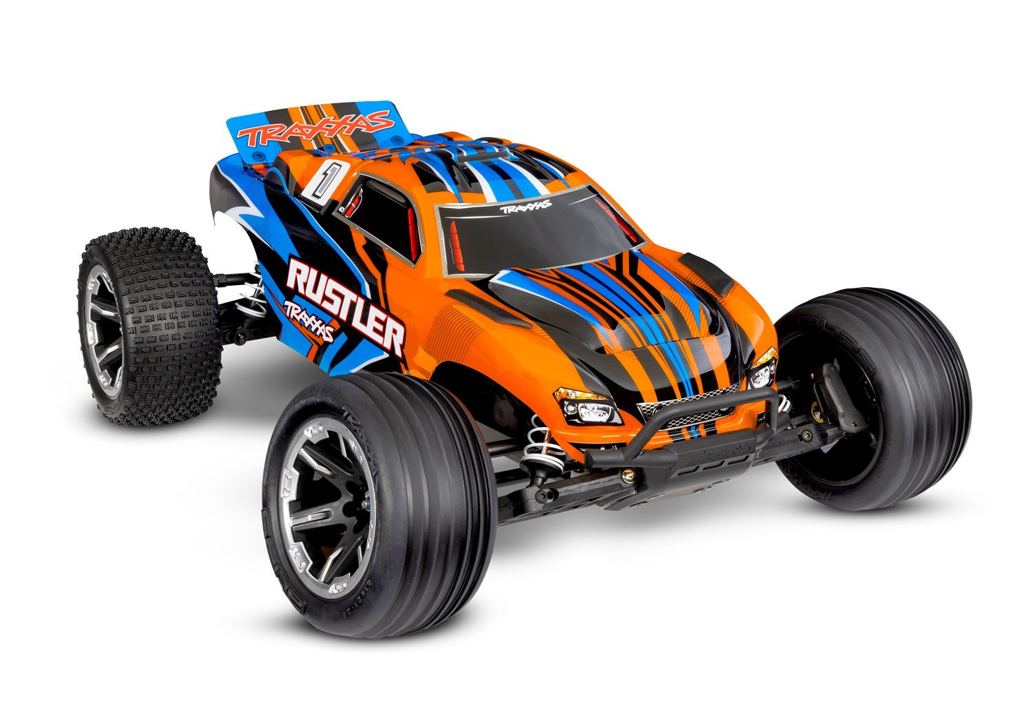 Traxxas Rustler 2WD HD w/USB-C (37254-8) TRAXXAS