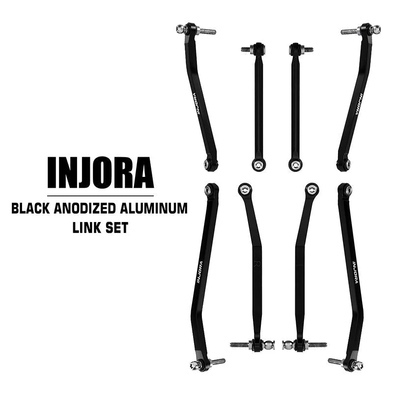 INJORA Aluminum High Clearance Chassis Links for 1/30 Axial SCX30 INJORA
