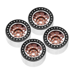 INJORA 2.2" Deep Dish Negative Offset 10mm Wheels for 1/10 RC Crawler (4) (W2208) INJORA