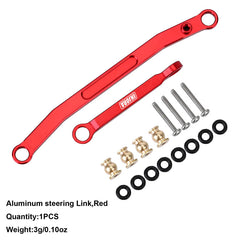 INJORA CNC Aluminum Steering Links for Axial SCX24 (SCX24-13BK) INJORA