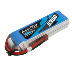 Gens ace 3300mAh 4s 45C 14.8V Lipo Battery Pack with Deans Plug (GEA4S330045D) GensTattu