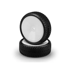 JConcepts JConcepts Pre-Mounted Fuzz Bite LP Wide 2WD Front Tire 2 pcs w/ Rim For 1/10 RC 2WD Buggy HRP