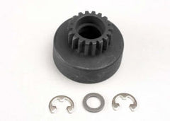 Traxxas Clutch bell (18-tooth)/5x8x0.5mm fiber washer (2)/ 5mm e-clip (requires 5x10x4mm ball bearings part 4609) (4118) TRAXXAS