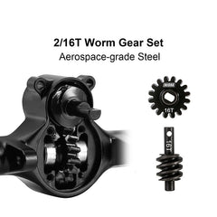 INJORA +4mm Planet Axles With Double Joint Shafts & Brass Steering Knuckles For 1/24 Axial SCX24 INJORA