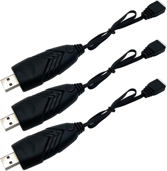 Charger 11.1V Lipo Battery Charger Cable,3S 2A LIPO Battery USB Charger Cables with XH-4P Plug Connector for Airsoft RC Car Drone Boats Amazon