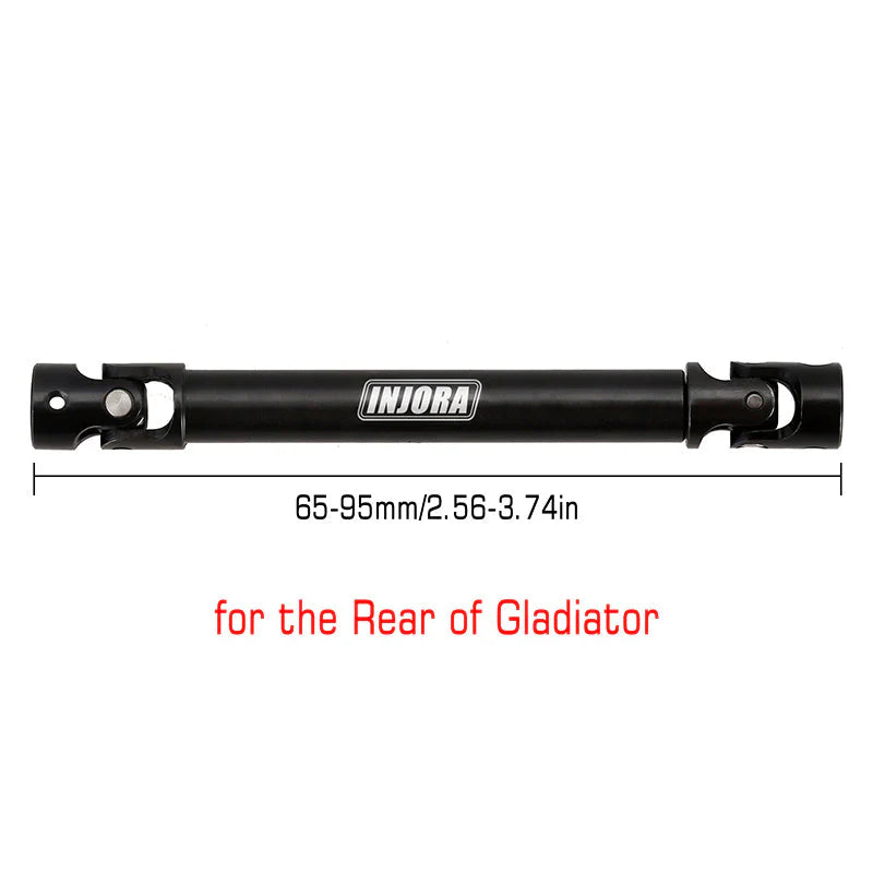 INJORA 1PCS Hardened Steel Center Drive Shaft for SCX24 Mods INJORA