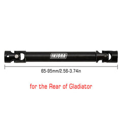 INJORA 1PCS Hardened Steel Center Drive Shaft for SCX24 Mods INJORA