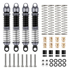 INJORA 59mm Long Threaded Oil Shocks for 1/18 Redcat Ascent18 (ASC18-10BS-4) INJORA