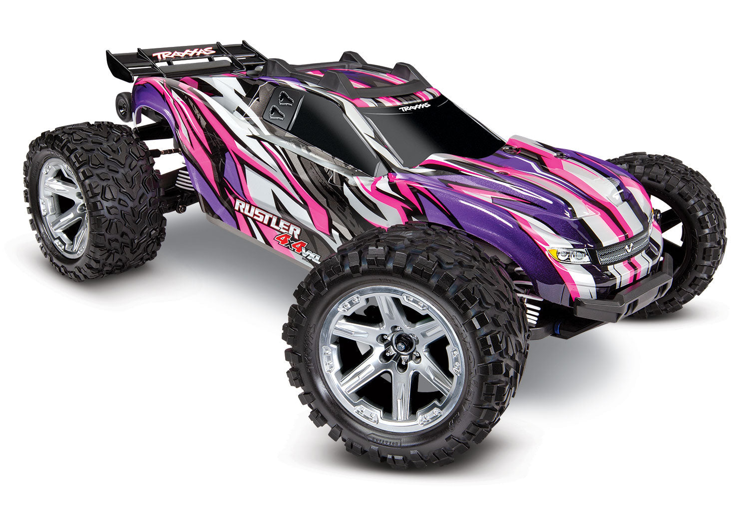Traxxas Rustler 4X4 2S Brushless: 1/10 Scale 4WD Stadium Truck Traxxas (67164-4) TRAXXAS