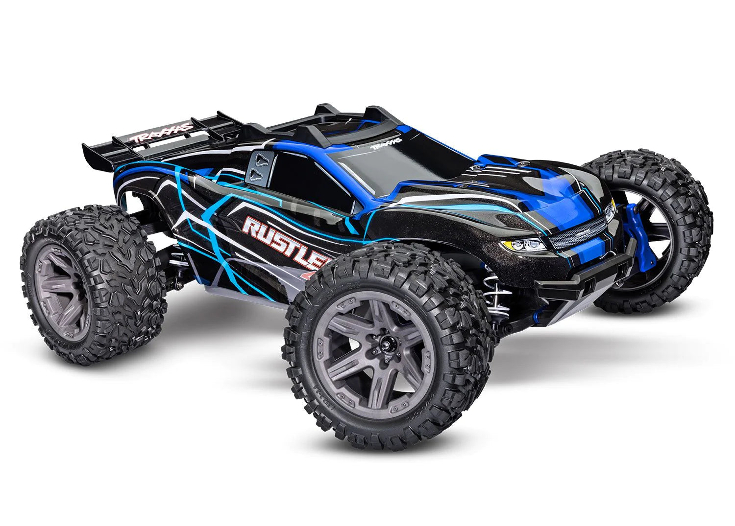 Traxxas Rustler 4X4 2S Brushless: 1/10 Scale 4WD Stadium Truck Traxxas (67164-4) TRAXXAS