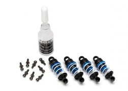 Traxxas Shocks, aluminum (assembled with springs) (4)