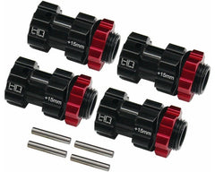 Hot Racing- Aluminum 17mm Hex Hubs 15mm Offset Arrma 1/8 (AON117X15) Horizon Hobby