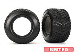 Traxxas Tires, Gravix™ (belted, dual profile (4.3" outer, 5.7" inner)) (left & right)/ foam inserts (2) (7860) TRAXXAS