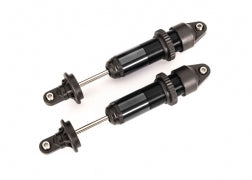 Traxxas Shocks, GTX, medium (aluminum, black-anodized) (fully assembled w/o springs) (7861A) TRAXXAS