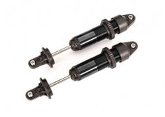 Traxxas Shocks, GTX, medium (aluminum, black-anodized) (fully assembled w/o springs) (7861A) TRAXXAS