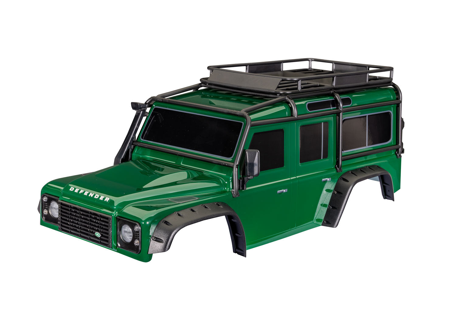 Traxxas TRX-4 Land Rover Defender Clipless Green Body TRAXXAS