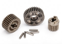 Gear set, transmission, metal (includes 18T, 30T input gears, 36T output gear, 2x9.8 pins (5))